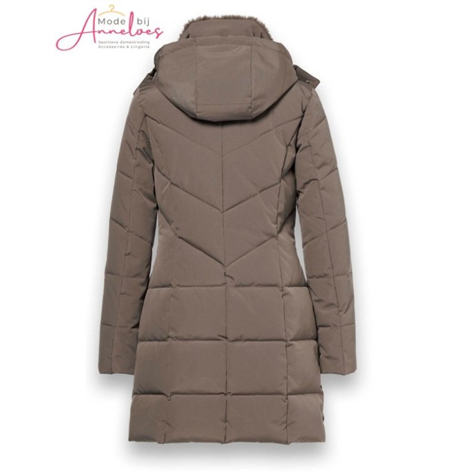 District Winterjas Affogato LM10630 - Dark taupe District Winterjas Affogato LM10630 - Dark taupe
